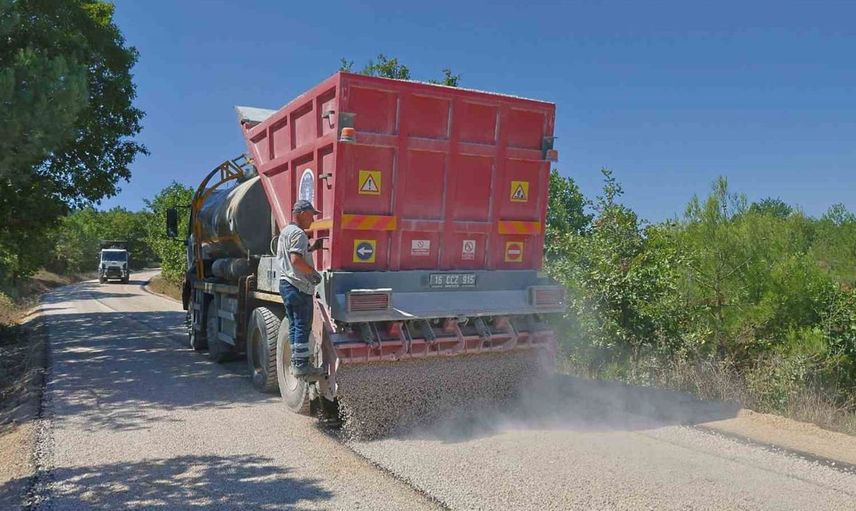 Bursa'nın 4 ilçesinde 32,5 kilometrelik yol yenileme projesi başladı