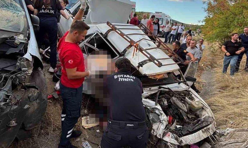 Sinop'ta trafik kazası: bir ölü, beş yaralı