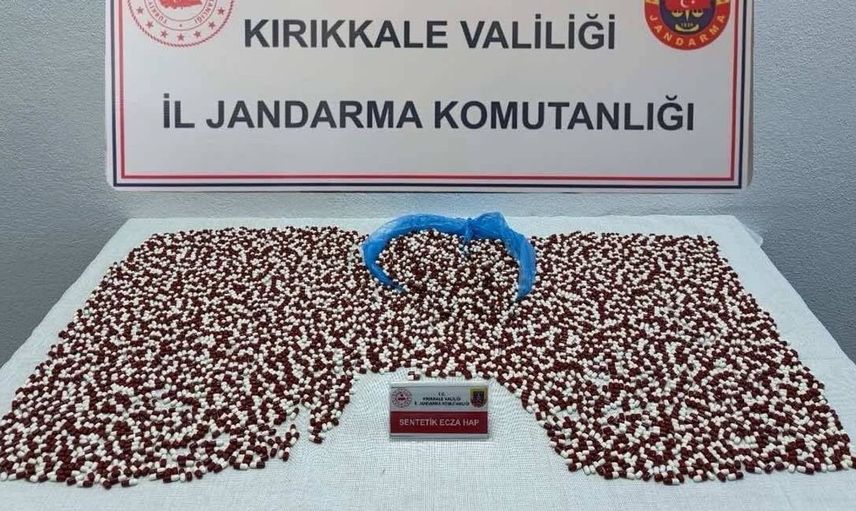 Kırıkkale'de jandarmadan uyuşturucu baskını: Miktar dikkat çekti
