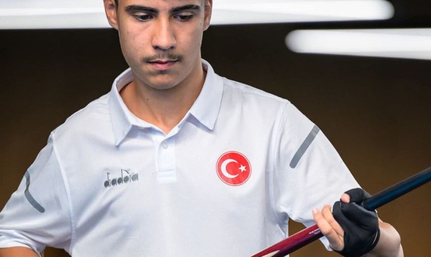 Denizli’nin genç bilardo sporcusu Aşkın Feraye Yılmaz Avrupa'da beşinci oldu