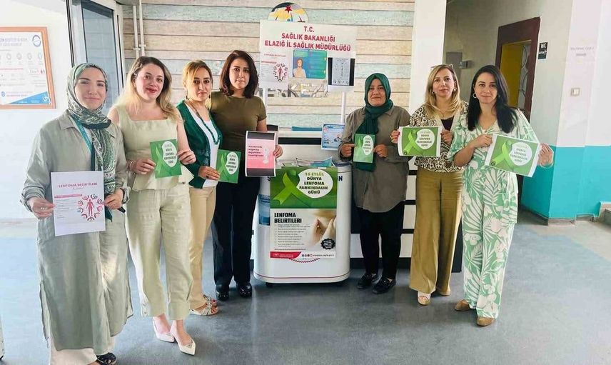 Elazığ'da lenfoma farkındalığı için bilgilendirme çalışmaları yapıldı
