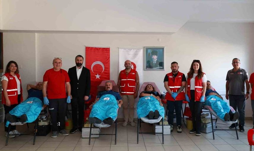 Mersin emniyeti kan bağışı kampanyasına öncülük etti