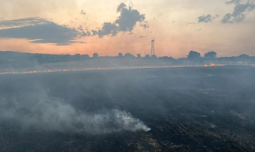 Gönen’de peş peşe çıkan 5 yangınla ilgili 2 şüpheli tutuklandı
