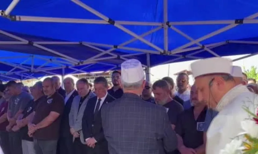 Girne'deki faciada hayatını kaybeden Süleyman Erdoğan'a son veda: Kahramanlıkla anılacak