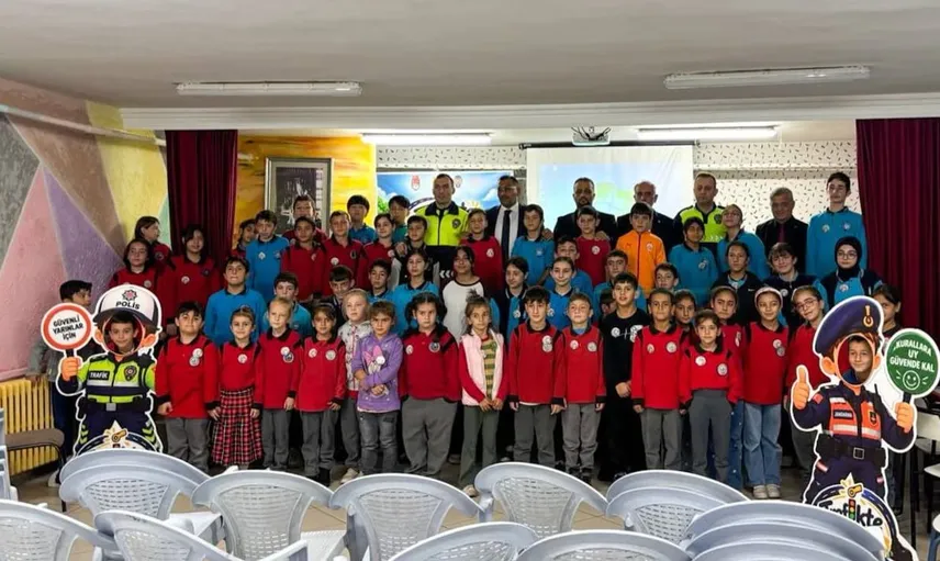 Öğrenciler için trafik eğitimi: ‘Trafikte ben de varım’ projesi sürüyor