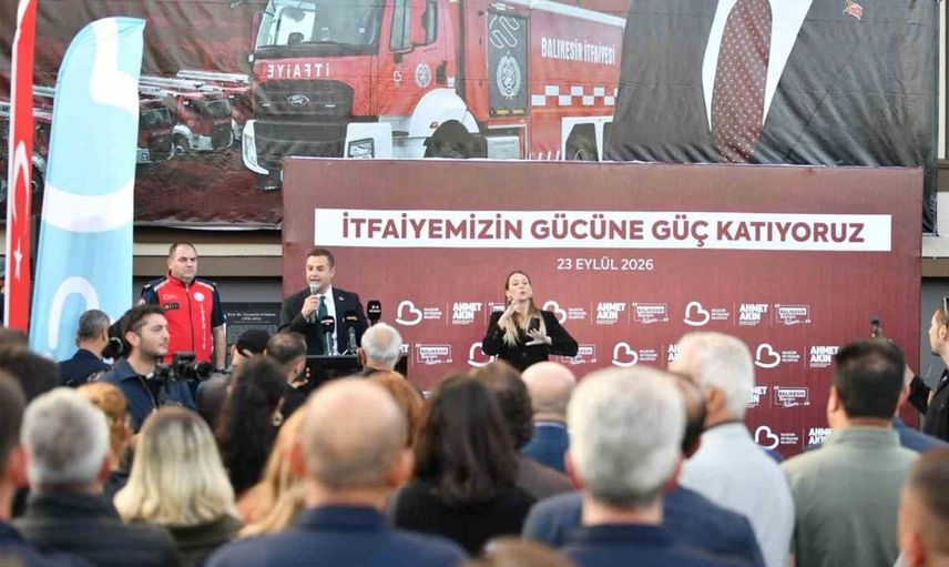 Balıkesir'de afet hazırlığı için yeni itfaiye araçları hizmete alındı