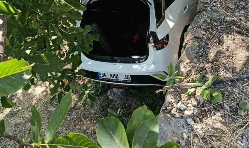 Hizan'da kontrolünü kaybeden otomobil bahçeye düştü: 8 yaralı
