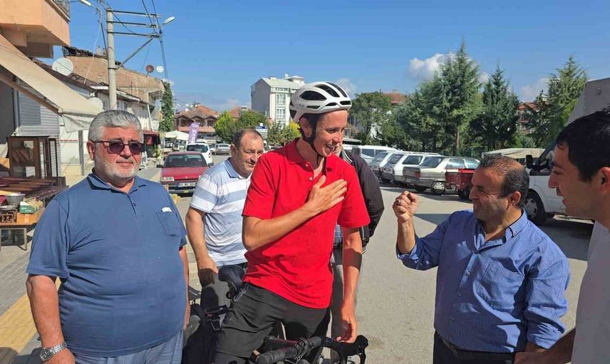 Bisikletle dünya turuna çıkan Patrick Kelly'nin Türkiye hayranlığı: 'Siz inanılmazsınız'