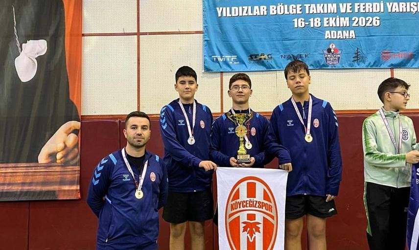 Köyceğizli masa tenisi oyuncuları Adana'dan madalyayla döndü