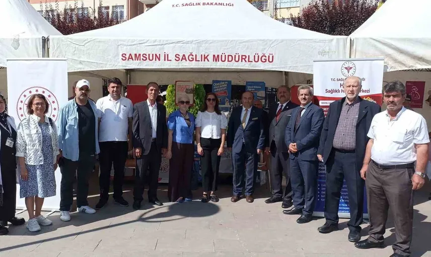 Havza'da halk sağlığı haftası etkinliği ile sağlık bilinci artırıldı