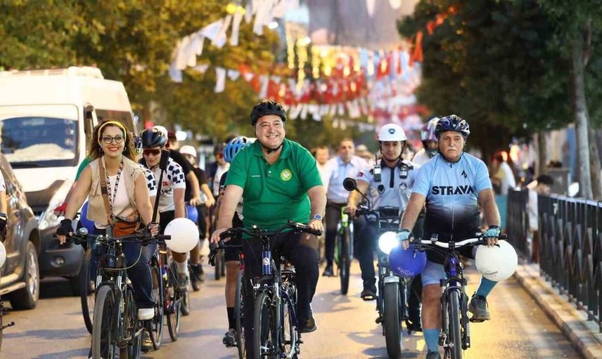 Manisa'da Avrupa Hareketlilik Haftası coşkusu: Başkan Dutlulu pedal çevirdi