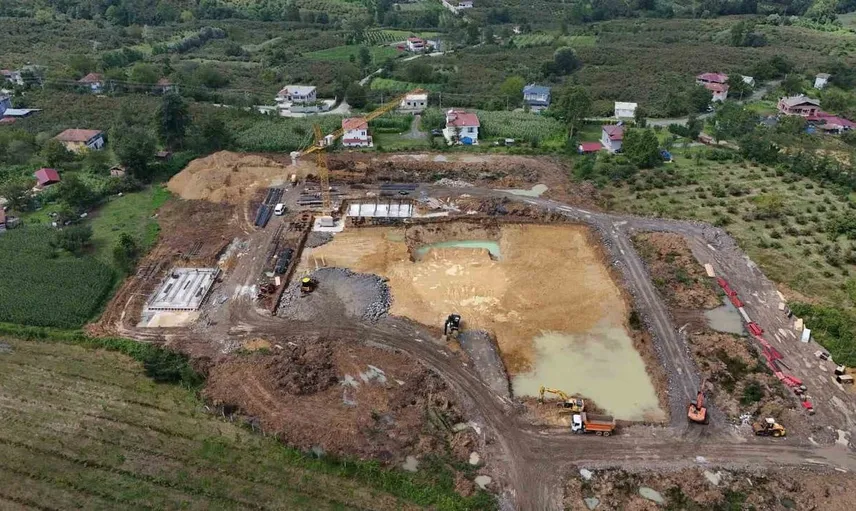Samsun'da 1,1 milyar TL'lik içme suyu arıtma tesisi inşaatı başladı