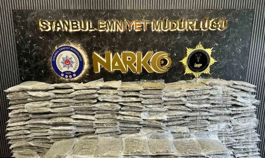 İstanbul'da büyük uyuşturucu operasyonu: 409 kilo skunk ele geçirildi