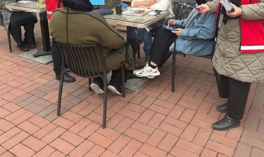 Gediz'de kadına yönelik şiddetle savaş için farkındalık seferberliği