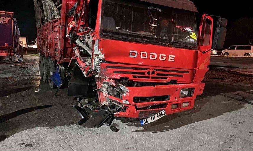 Karabük'te kamyonun park halindeki araçlara çarpması sonucu 3 kişi yaralandı
