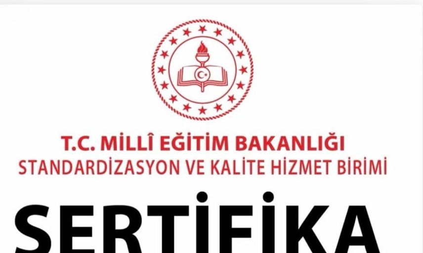 Samsun'da Zafer özel eğitim meslek okulu'na kalite belgesi