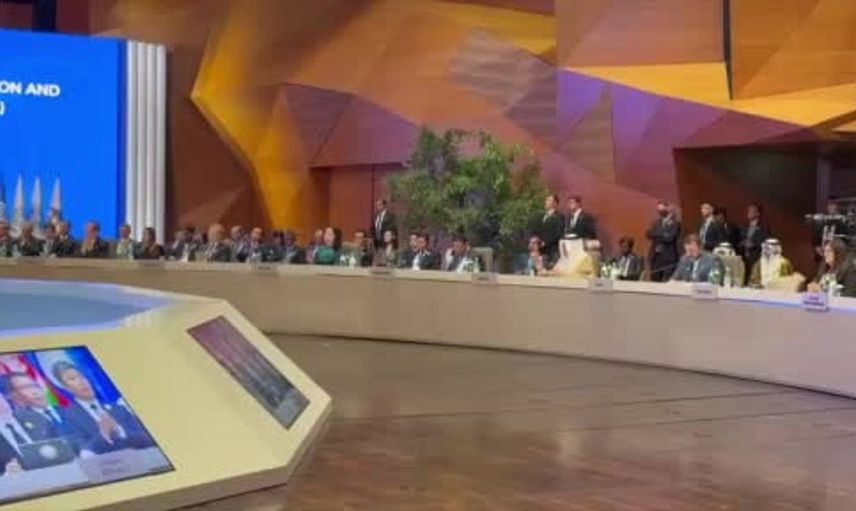 Hakan Fidan, İsrail Cumhurbaşkanı Herzog'un konuşması sırasında salonu terk etti