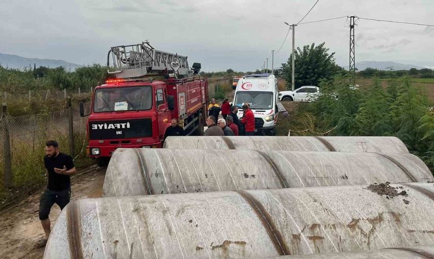 İncirliova'da kanalizasyon çalışmasında toprak göçmesi: Bir işçi hayatını kaybetti