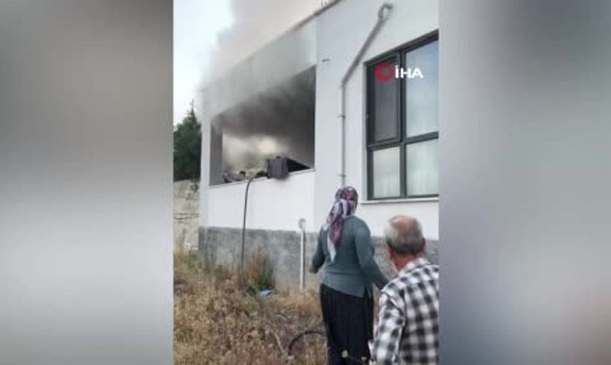 Osmaniye'de müstakil evde çıkan yangın hızlıca kontrol altına alındı