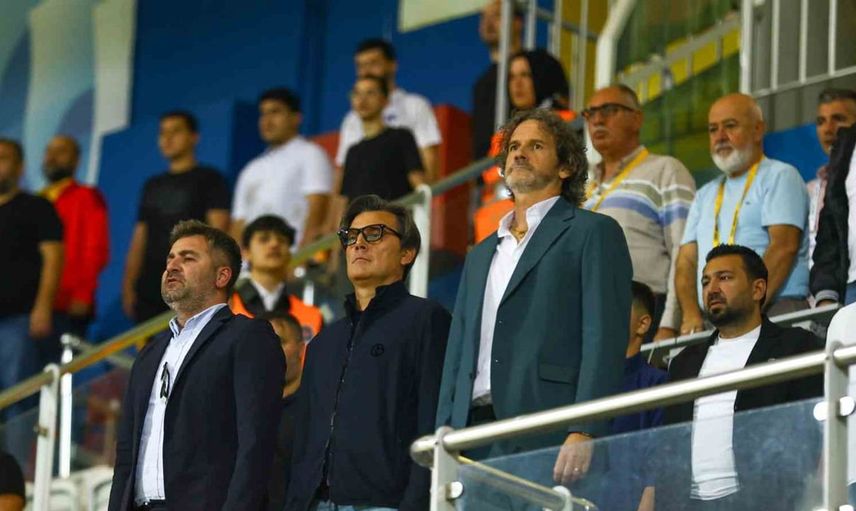 Vincenzo Montella, Kasımpaşa - Konyaspor mücadelesini izledi