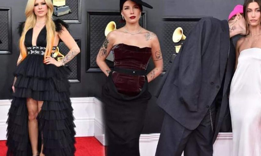 64'üncü Grammy Ödülleri kırmızı halı fotoğrafları