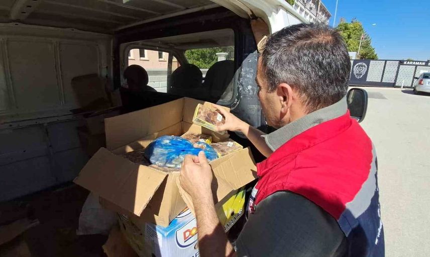 Karaman'da gıda güvenliği operasyonunda yasadışı ürünler ele geçirildi