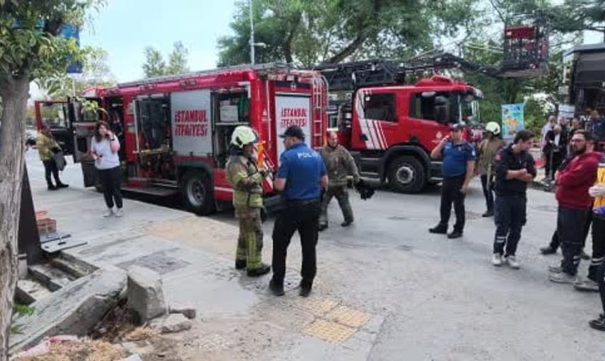 Avcılar'da apartmanda çıkan yangın paniğe neden oldu