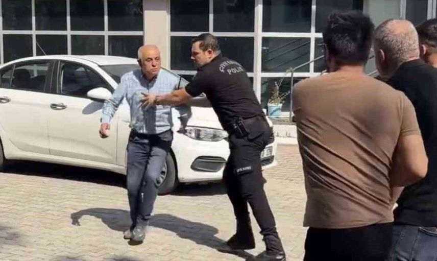 Denizlispor'da taraftar eylemi sırasında başkanla gerilim yaşandı