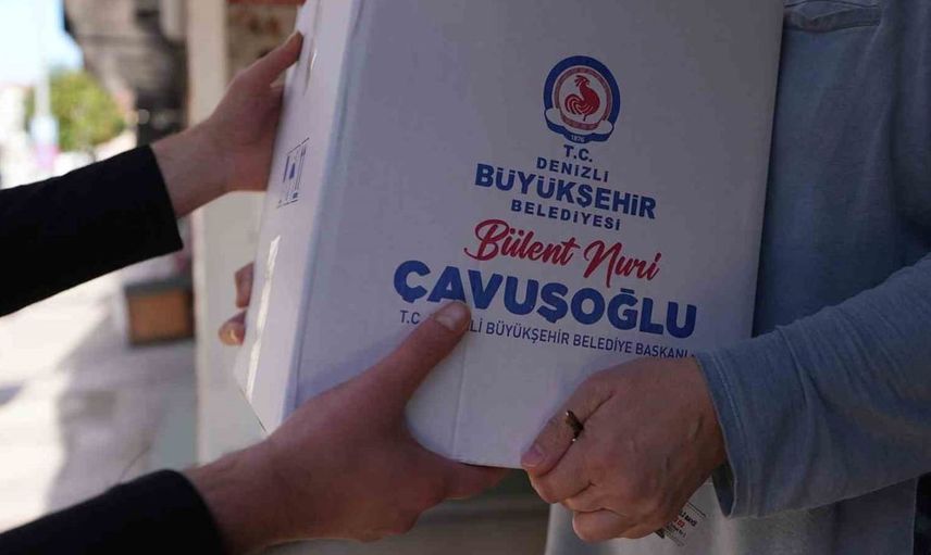 Denizli Büyükşehir Belediyesi'nden ihtiyaç sahiplerine online gıda desteği
