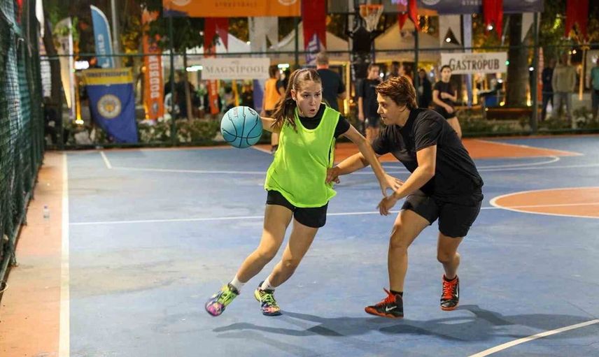 Turgutreis'te basketbol tutkunları buluştu