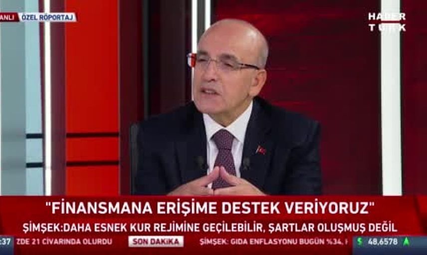 Bakan Şimşek, imalat sanayine işletme sermayesi desteği vereceğiz dedi