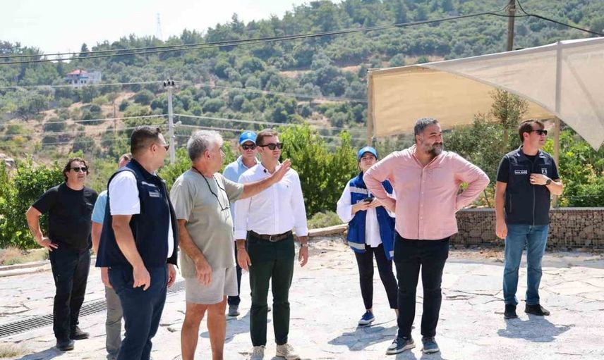 Tamer Mandalinci, Dereköy ve Dağbelen ziyaretlerinde vatandaşlarla buluştu