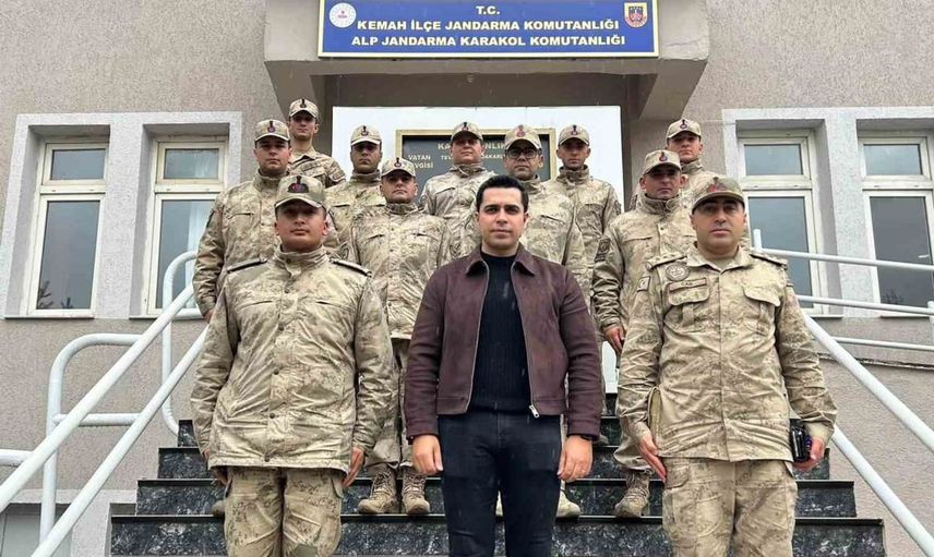 Kaymakam tutay, alp jandarma karakolu'nu ziyaret etti