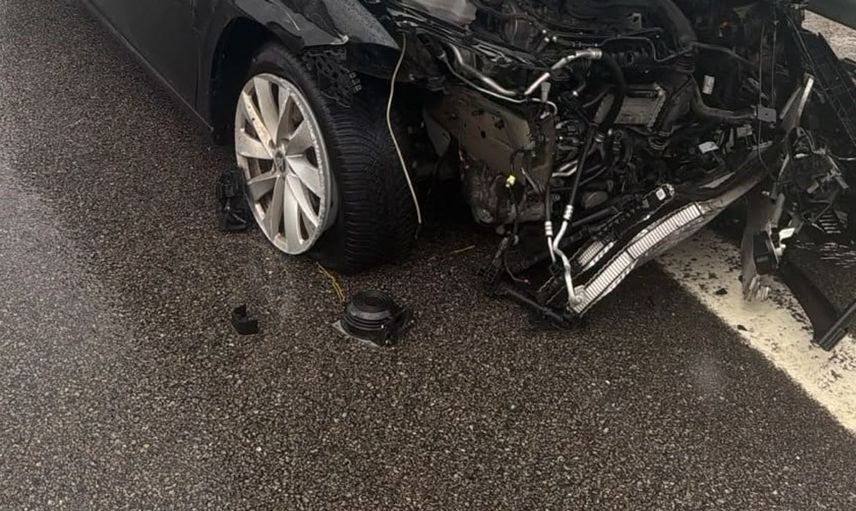 Başkan Arıcı, Ankara dönüşünde trafik kazası geçirdi
