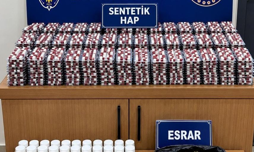 Mersin'de uyuşturucu ticaretiyle suçlanan şahısta büyük miktarda madde ele geçirildi