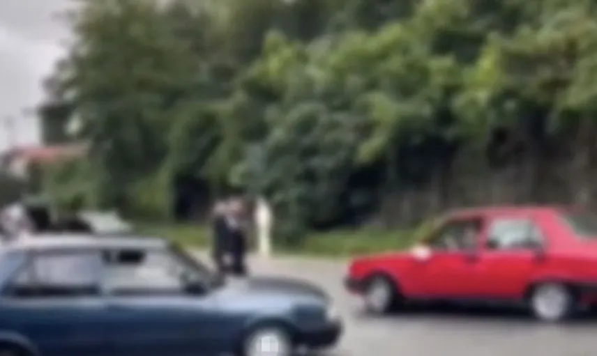Trabzon'da drift yapan iki sürücüye kesilen ceza dikkat çekti