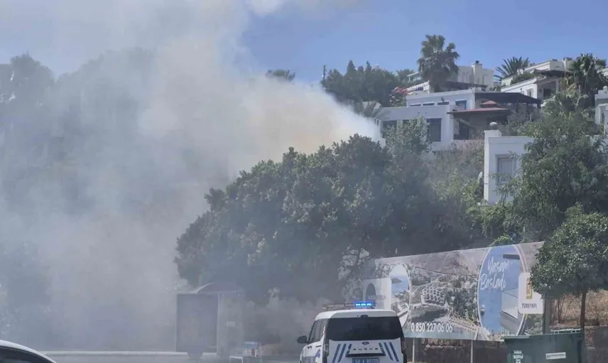 Bodrum'daki yangın hızla kontrol altına alındı