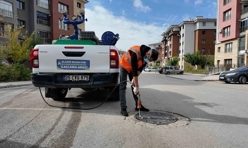 Elazığ’da larva mücadelesi kesintisiz devam ediyor