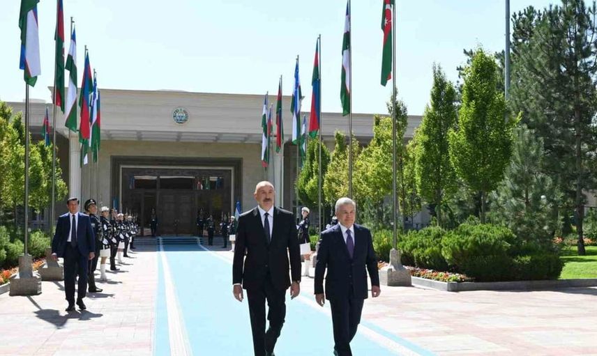 Aliyev ve Mirziyoyev buluşmasında stratejik ortaklık vurgusu yapıldı