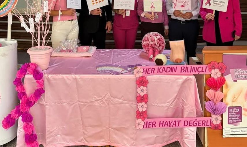 Patnos Devlet Hastanesi'nde meme sağlığına dikkat çeken etkinlik