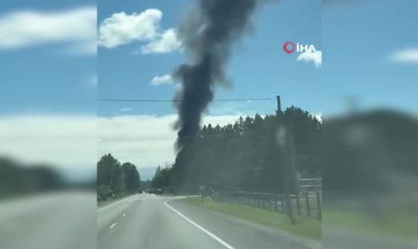 ABD'de F-16 savaş uçağı düştü