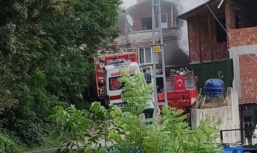 Samsun'da müstakil evde çıkan yangında bir kadının hayatı kaybedildi