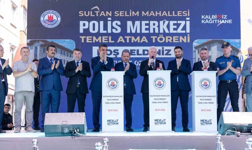 Kağıthane Sultan Selim polis merkezinin temeli atıldı