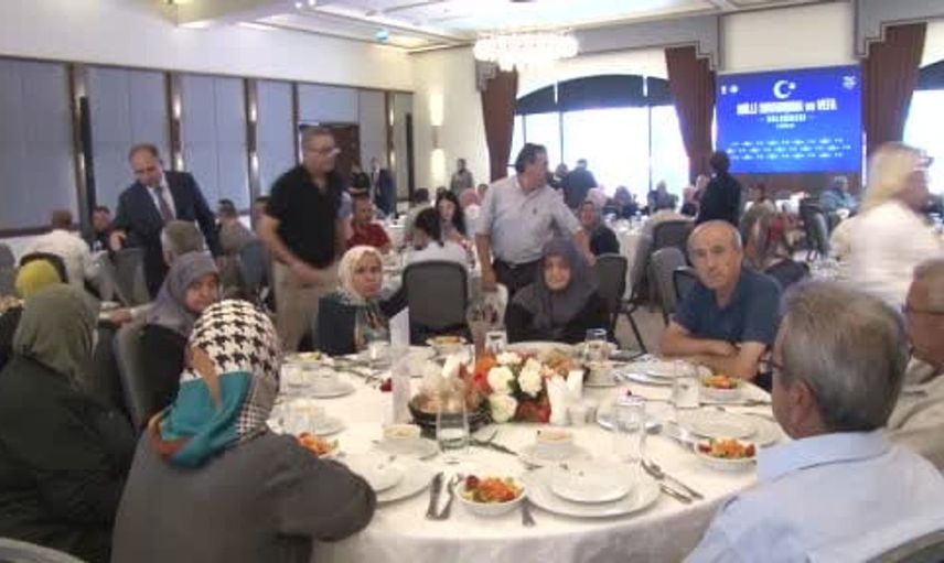 Şehit yakınları ve gaziler buluştu: Milli dayanışma vurgusu ön plandaydı