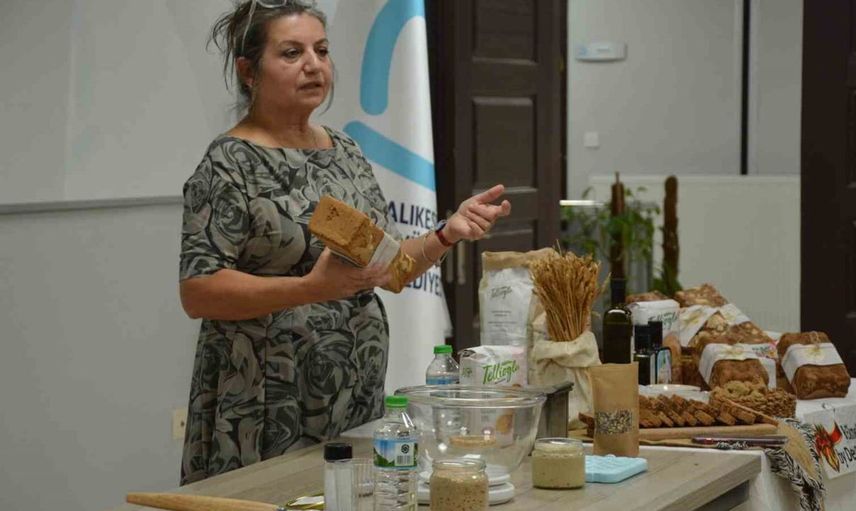 Ekşi mayalı ekmek atölyesi BAÇEM'de yoğun ilgiyle gerçekleşti