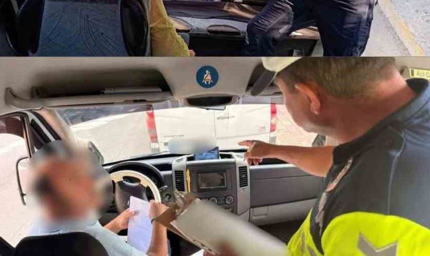 Öğrenci güvenliği için jandarma denetimi: Antalya’da 8 okul servisi trafikten men edildi