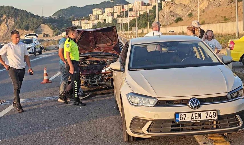 Zonguldak'ta trafik kazası: 1 yaralı