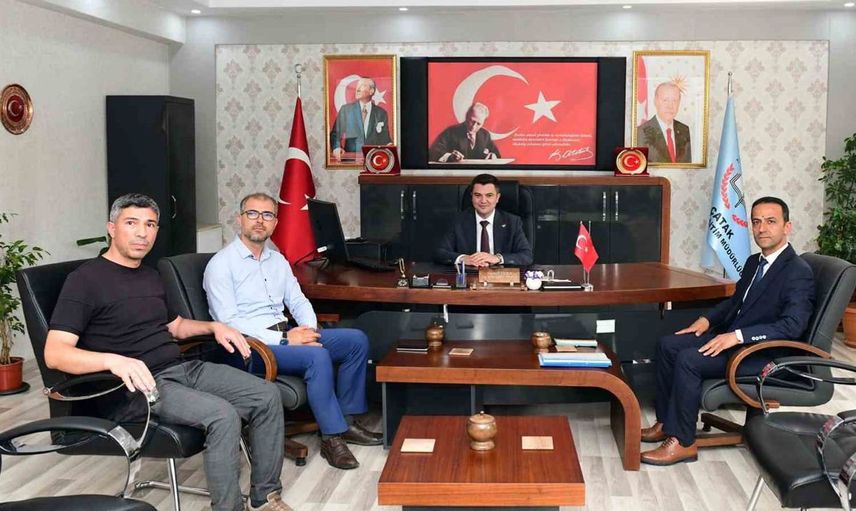 Kaymakam Abdullah Sarı’dan ilçe millî eğitim müdürlüğüne ziyaret