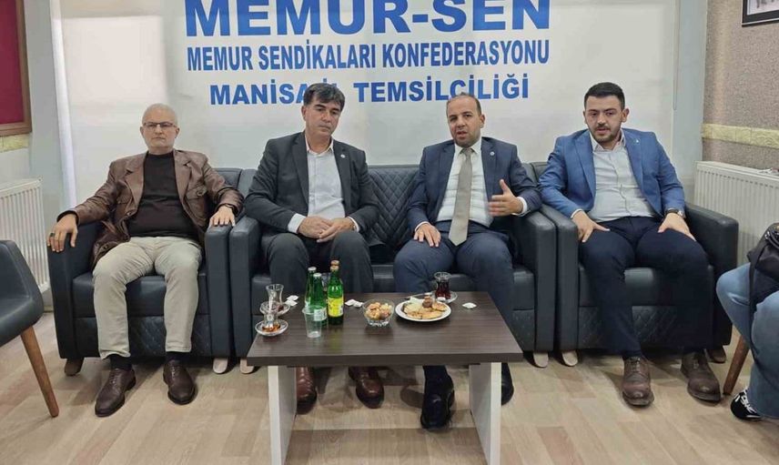 Selim Gültekin, Memur-Sen Manisa Temsilciliğini ziyaret etti