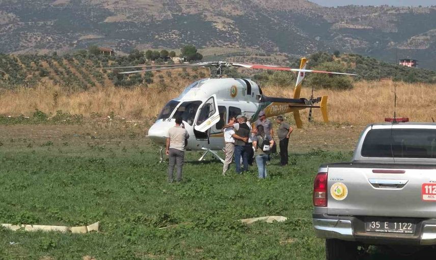 İzmir beydağ barajı’ndan su almak isteyen yangın söndürme uçağı havalanamadı